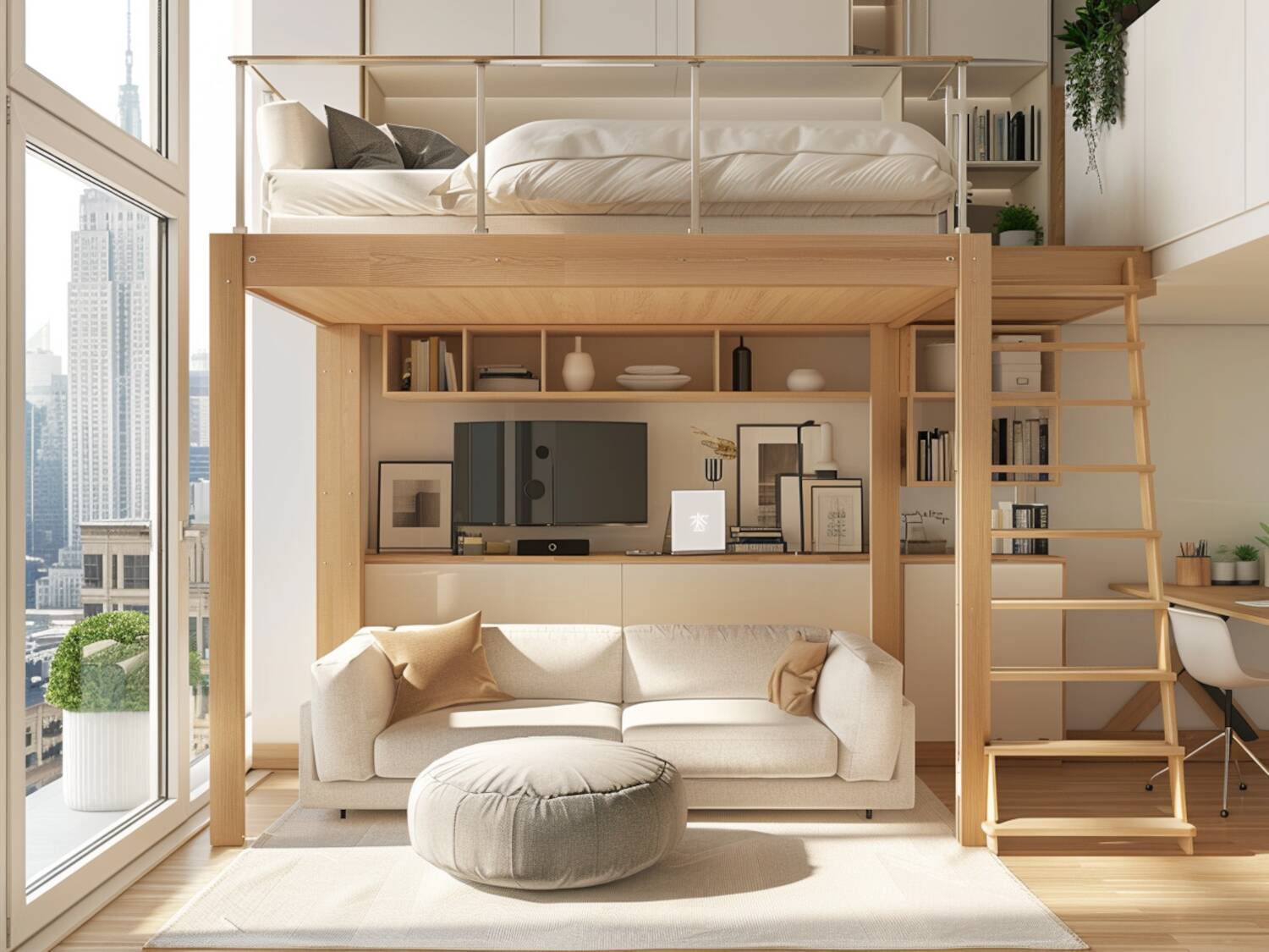 Jakie są zalety łóżek piętrowych w kawalerkach