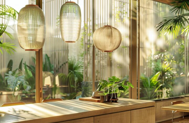 Jakie lampy wiszące najlepiej sprawdzą się w kuchniach z dużymi przeszkleniami