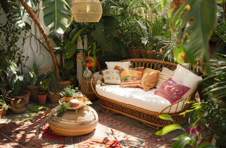 Jakie meble ogrodowe najlepiej sprawdzą się w strefach relaksacyjnych w stylu boho