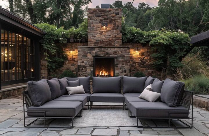 Jakie sofy outdoorowe najlepiej sprawdzają się w ogrodach w stylu industrialnym