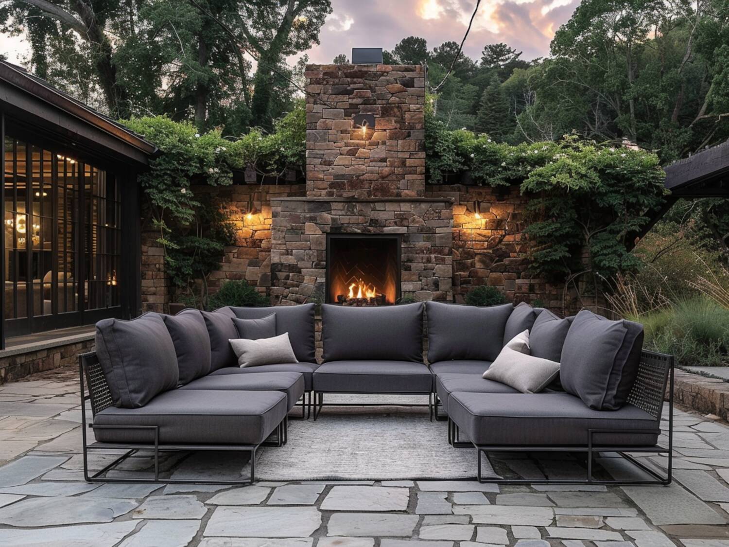 Jakie sofy outdoorowe najlepiej sprawdzają się w ogrodach w stylu industrialnym