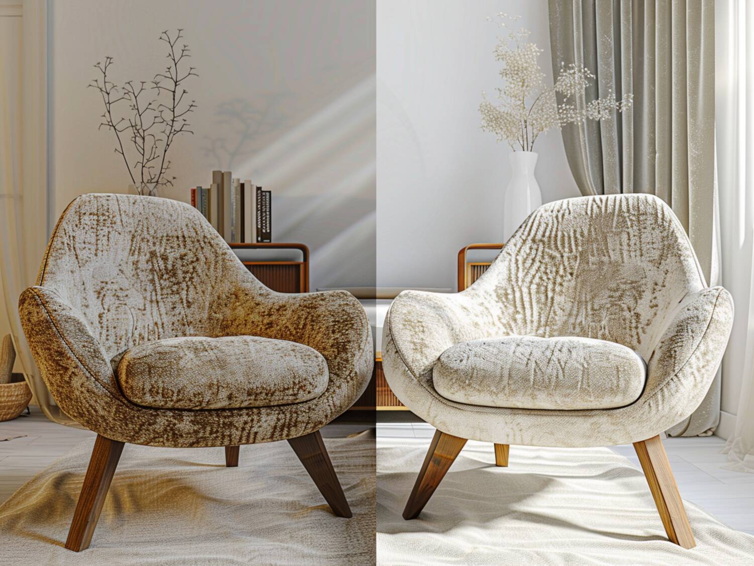 Jak usunąć plamy z mebli tapicerowanych przed renowacją