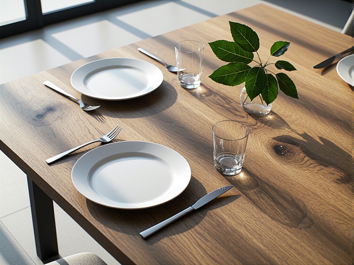 Duży, elegancki stół po rozłożeniu, gotowy na przyjęcie gości. Funkcjonalność i design w jednym.