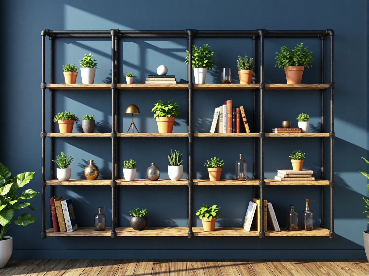 Proces tworzenia mebli DIY z metalu. Osoba spawająca metalowe elementy w warsztacie. Projekt zero waste.