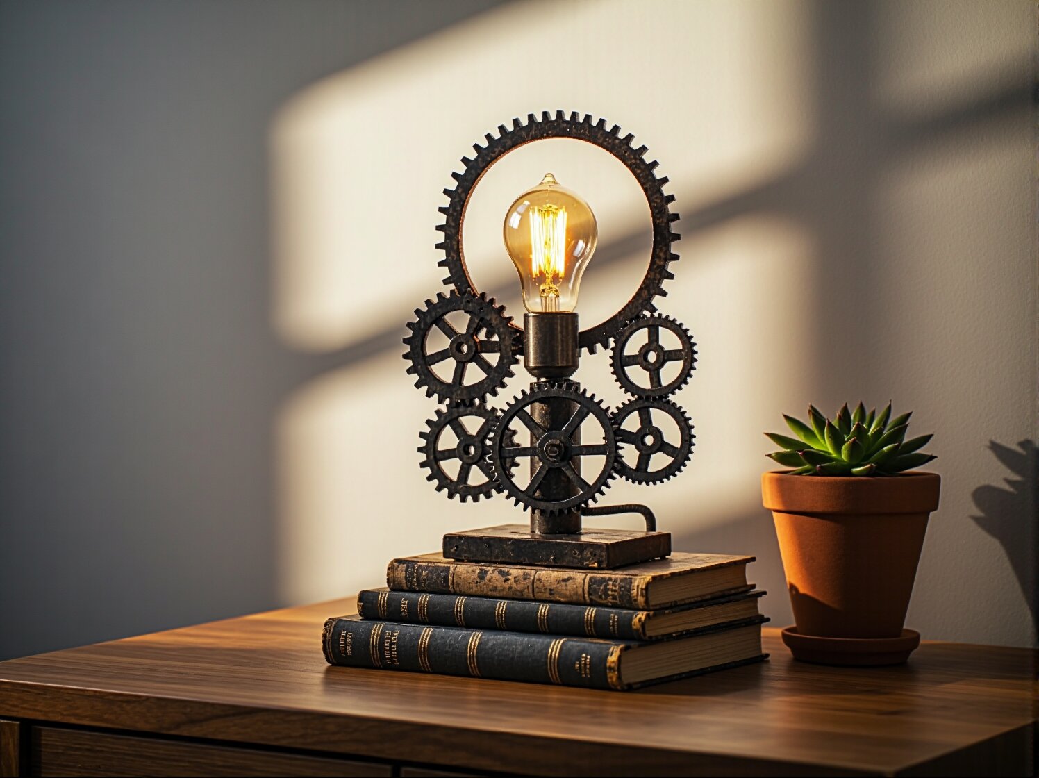 Kreatywny pomysł na meble z recyklingu: designerska lampa zrobiona ze starych metalowych rur. Zrób to sam!