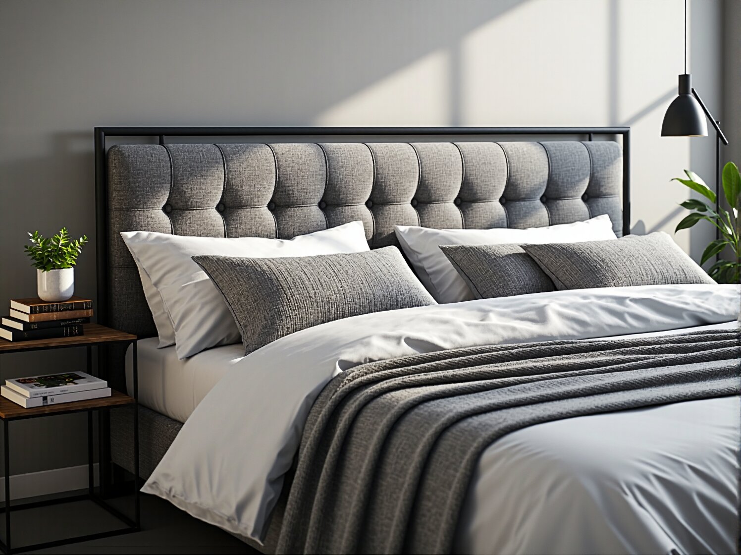 Łóżka kontynentalne w sypialniach w stylu industrialnym – jak wprowadzić surowy design? - ilustracja 2