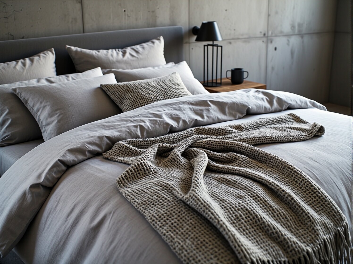 Łóżka kontynentalne w sypialniach w stylu industrialnym – jak wprowadzić surowy design? - ilustracja 4