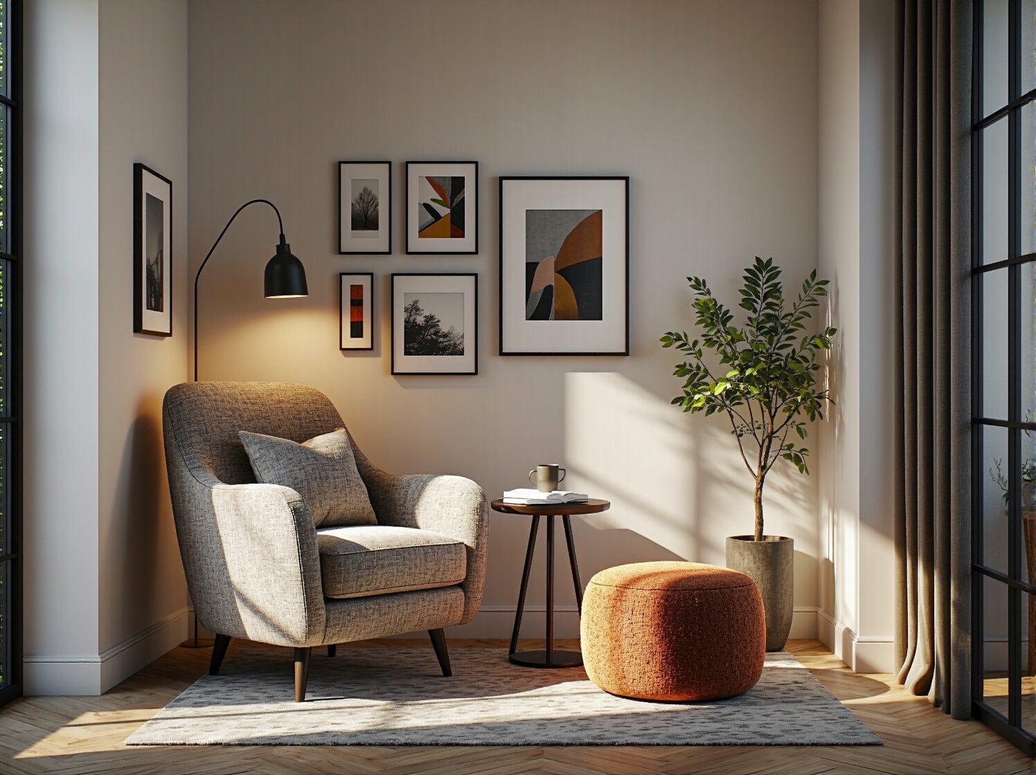 Ponadczasowa kuchnia z klasycznymi meblami i subtelnymi akcentami zgodnymi z aktualnymi trendami wnętrzarskimi.