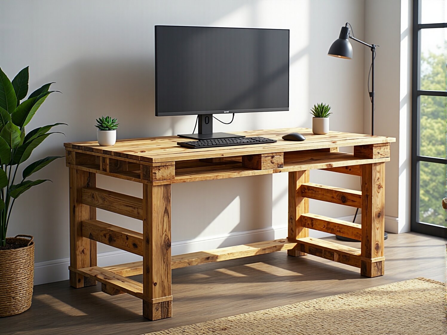 Poradnik: Jak urządzić przestrzeń biurową z wykorzystaniem mebli DIY? - ilustracja 2