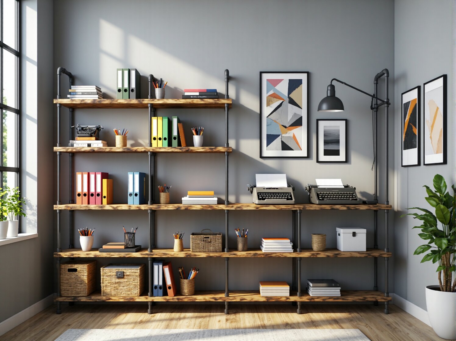 Poradnik: Jak urządzić przestrzeń biurową z wykorzystaniem mebli DIY? - ilustracja 3